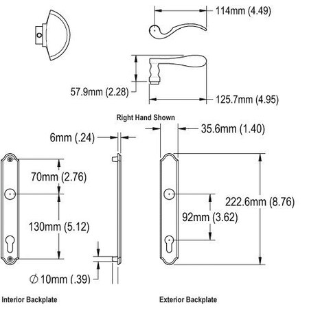 Strybuc Munchen Handle Set 850-8763123